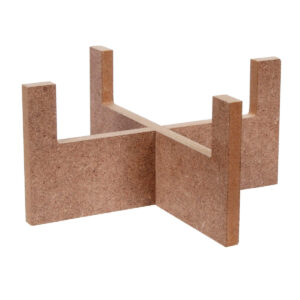 Art.6592 Base Para Maceta Grande 8.7x18.3x18.3cm (Aprox 14cm) 2pz