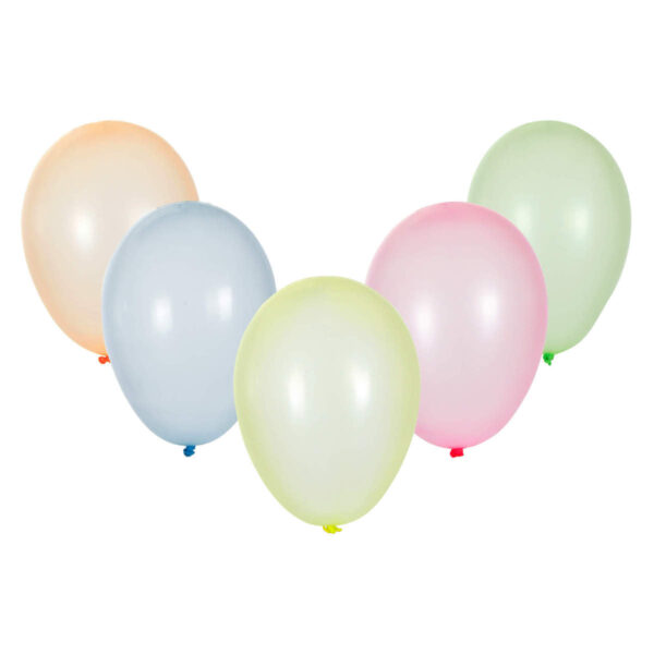 Art.6613 Globos Color Neón 8cm (Aprox) 25pz
