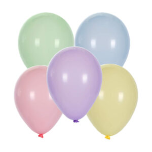 Art.6614 Globos Color Pastel 13cm (Aprox) 25pz