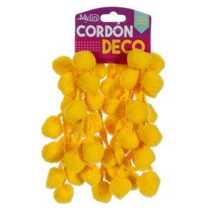Art.6636 Galón Con Pom Poms (Pp1552) 1.9cm Al 1m 1pz