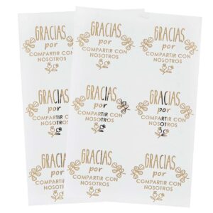 Art.6639 Calcomanía Gracias 4.4cm 12pz