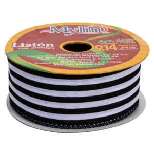 Art.6687 Listón Rayas 3.8cm 9.14m