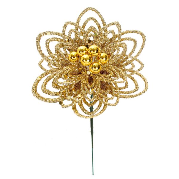 Art.6823 Pick Flor Navidad 16cm 1pz