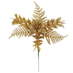 Art.6848 Pick Nochebuena Con Hojas 19cm 1pz