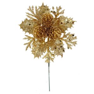 Art.6852 Pick Piñas Con Hojas 17cm 1pz