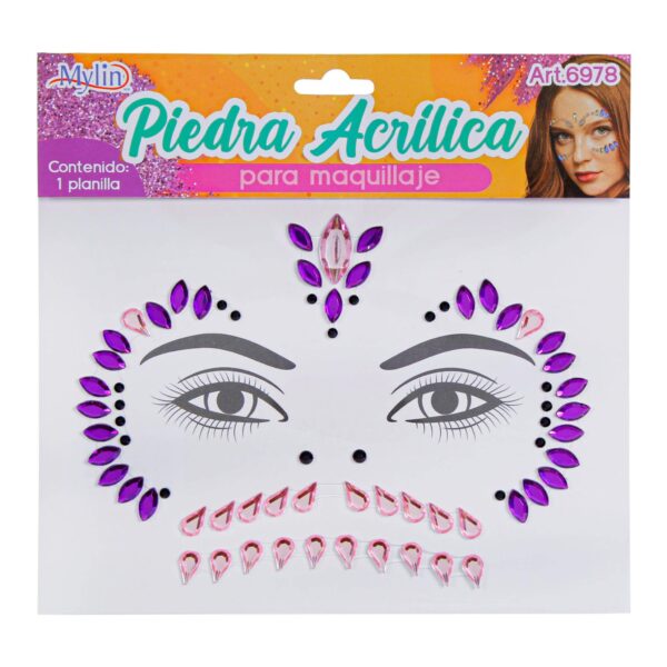 Art.6978 Piedras Adhesivas Para Cara 1 Planilla