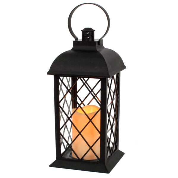 Art.7004 Quinque Plástico Con Vela 30.5x14x14cm 1pz