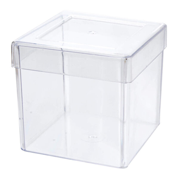Art.7025 Caja Plástico Cubo 10x10cm 1pz