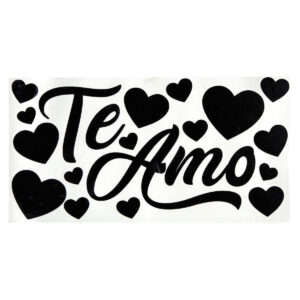 Art.7116 Vinil Te Amo 14x27cm 1pz