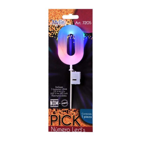 Art.7205 Pick Número Led 22x6x2cm 1pz