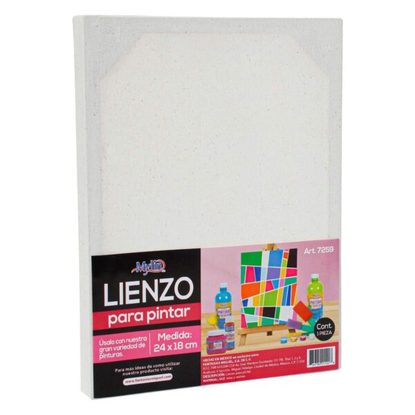 Art.7259 Lienzo Para Pintar 24x18x2.5cm 1pz