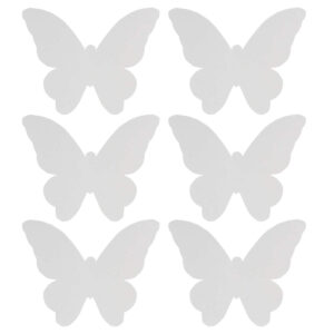 Art.7264 Mariposa De Cartulina 22x28cm 6pz