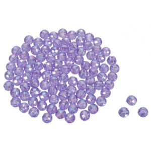 Art.7265 Cuenta Facetada Colores Ab 6mm 100pz