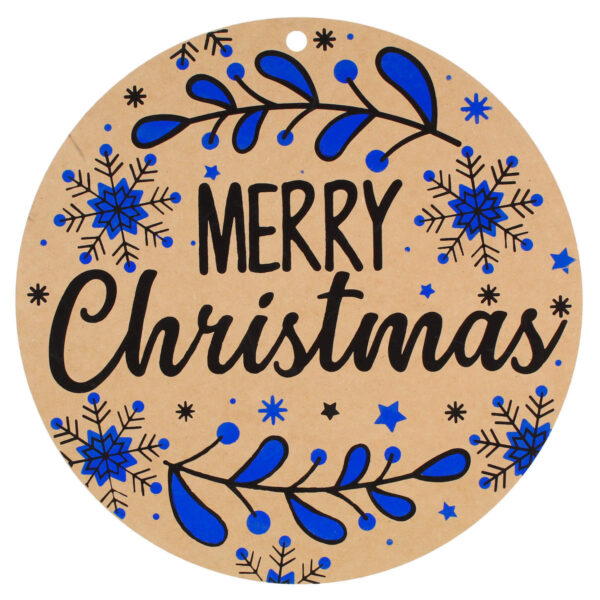 Art.7599 Esfera Navidad 2 Colores 50x50cm 1pz