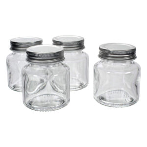 Art.7613 Frasco Con Tapa (Aprox 54ml) 4.9x5cm 4pz