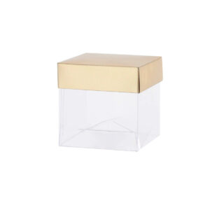 Art.7705 Caja Pvc Metalizada 4x4x4cm 1pz