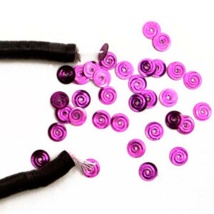 Art.7965 Lentejuela Concha Hilada Metal 6mm 1000pz