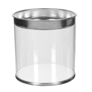 Art.8012 Cilindro Pvc/Metal Transparente 7x6.7cm 1pz