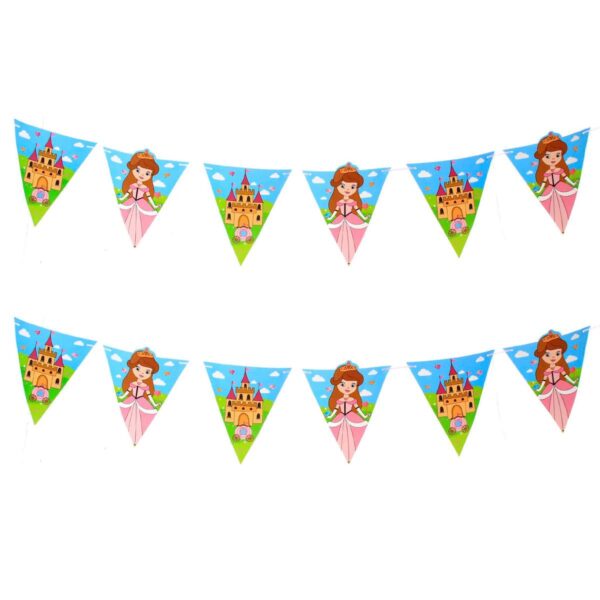 Art.8110 Guía Banderín Princesa x12 22x18cm 3m 1pz