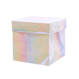 Art.8113 Caja Pvc Metalizada 5.5x5.5cm 1pz
