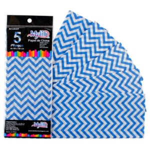 Art.8327 Papel China Chevron 50x66cm 5pz