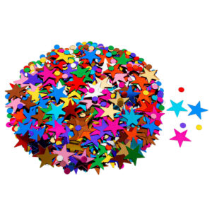 Art.8332 Lentejuela Mixta Círculo/Estrella 15g 1pz