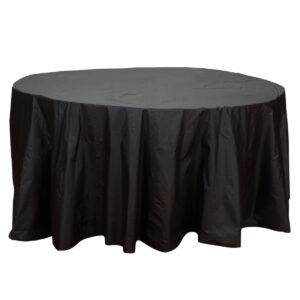 Art.8358 Mantel Plástico Redondo 2.13m De Diámetro 1pz
