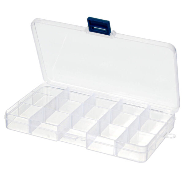 Art.8439 Caja Con Separaciones 17.5x10x2.1cm 1pz