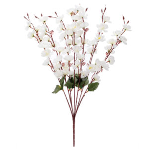 Art.8441 Ramo Fino Flor Durazno x7 58cm 1pz