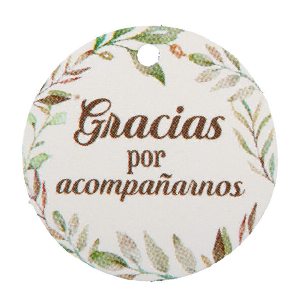 Art.8501 Tarjeta Agradecimiento 3.5x3.5cm 24pz