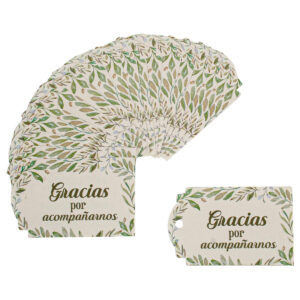 Art.8502 Tarjeta Agradecimiento 3.6x5.3cm 20pz