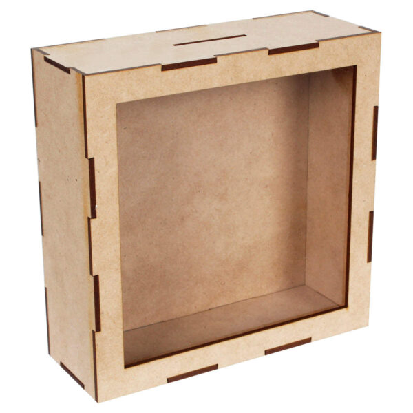 Art.8522 Alcancía Lisa 16x16x6cm 16x16x6cm 1pz