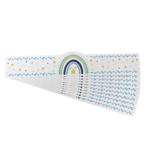 Art.8528 Banda Para Botella Arcoiris 4.5x21.5cm 10pz