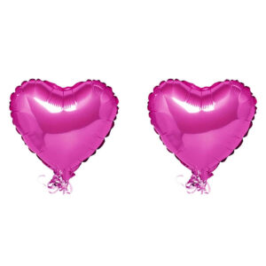 Art.8639 Globos Corazón Mediano 25cm (Aprox) 2pz