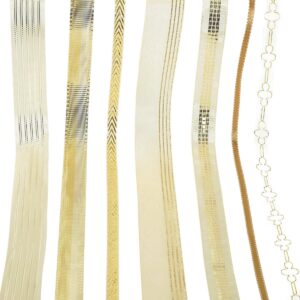 Art.8679 Listón Decorativo Surtido 91cm Cada Tira (Aprox) 7pz