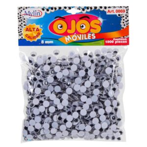 Art.869 Ojos Movibles 8mm 1000pz
