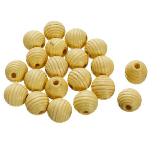 Art.8820 Cuentas De Madera 20X18mm 20pz