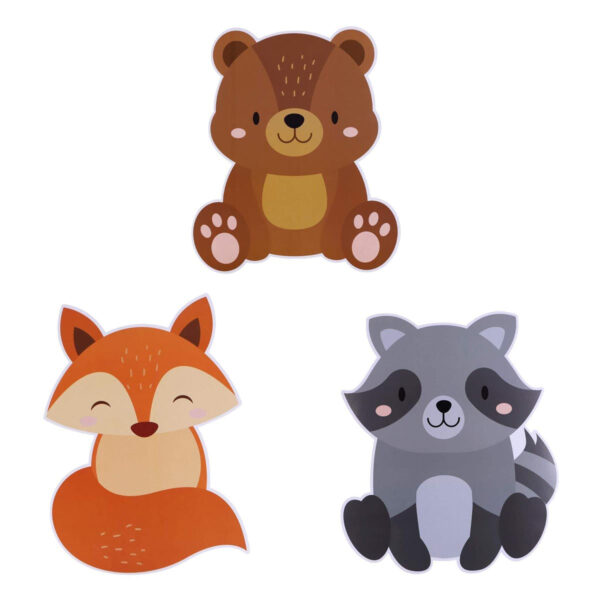 Art.8831 Kit Adornos Animalito 40x34cm 3pz
