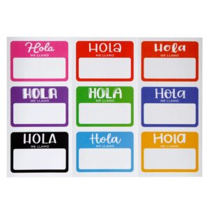 Art.8837 Calcomanía Me Llamo 6x8.4cm 9pz