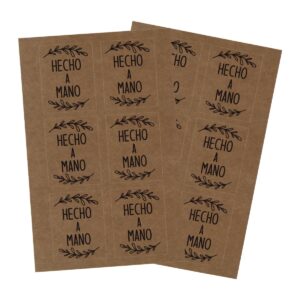 Art.8859 Calcomanía Hecho a Mano 4.5x3.5cm 12pz