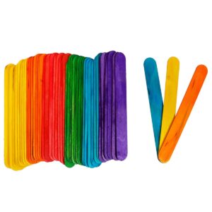 Art.9251 Palito Madera Grueso Color 15x1.5cm 50pz