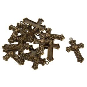 Art.9344 Dije Cruz 3.4cm 12pz