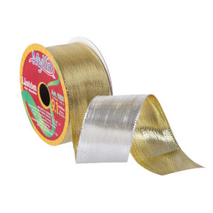 Art.9353 Listón Métalico Doble Cara 3.8cm 9.1m 1pz