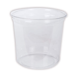 Art.9412 Contenedor de Plástico aprox 710ml 10.5x11.5cm 50pz