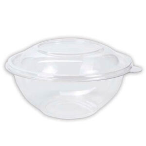 Art.9436 Contenedor de Plástico Ensaladas aprox 950ml 10.5x18.5cm 25pz