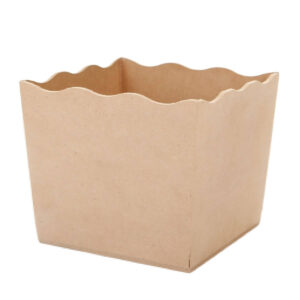 Art.9438 Maceta Cuadrada Con Ondas 10.2x12x12cm 1pz