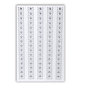 Art.9571 Piedras Acrílicas Con Adhesivo Varios (Aprox 720pz) 1 planilla