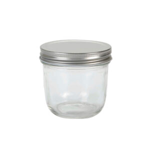 Art.9584 Frasco Cristal Con Tapa Aprox 240ml 8.3x8.6cm 1pz
