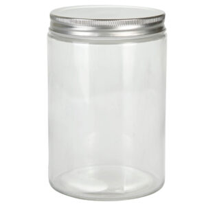 Art.9594 Frasco Cristal Con Tapa 680ml 14x9.5cm 1pz