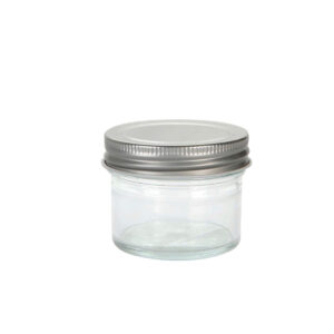 Art.9599 Frasco Cristal Con Tapa 100ml 5.5x7.1cm 1pz